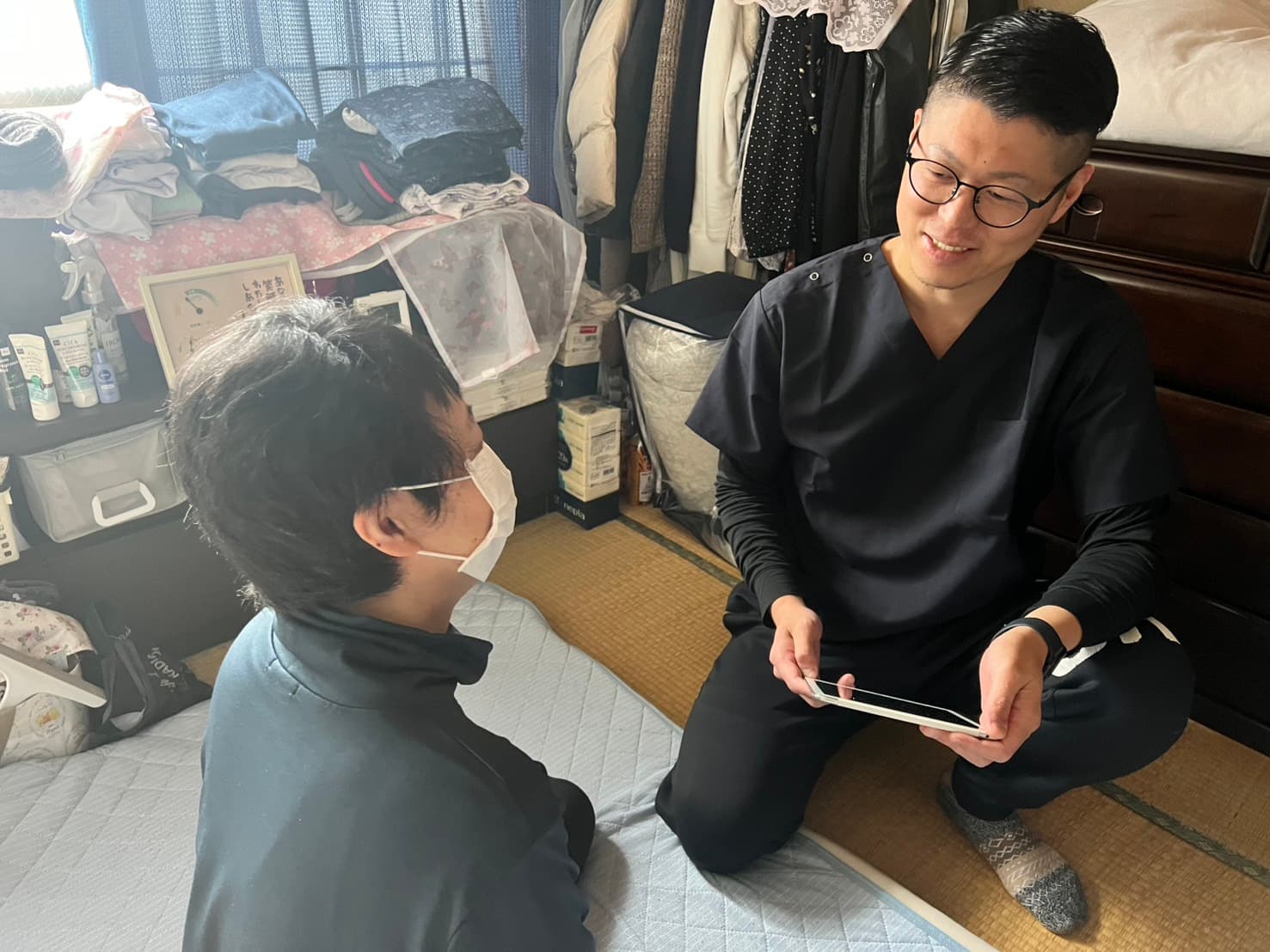 MAHALO訪問リハビリの様子